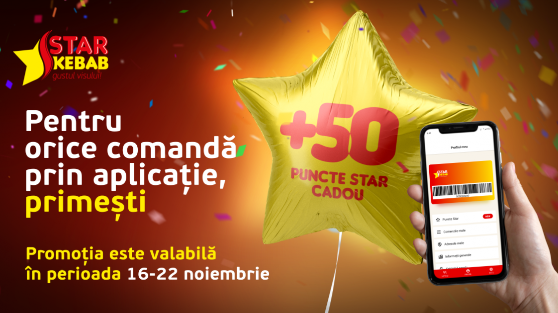 Sărbătorește aniversarea Star Kebab împreună cu noi! Star Kebab